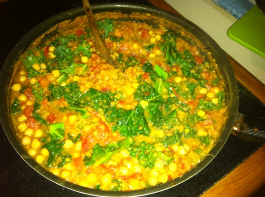 Dhal in progress - clearly I lack the ability to cook small servings!